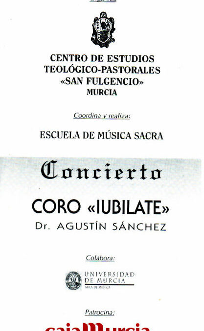 Concierto en el Centro de Estudios Pastorales – 1997