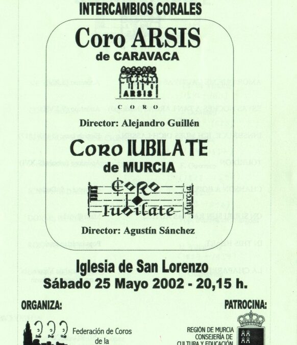 Intercambio con el Coro Arsis – 2002
