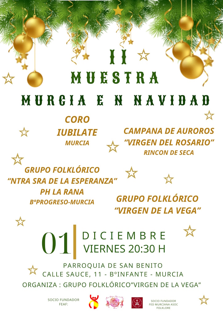 Coro Iubilate en la II Muestra «Murcia en Navidad»