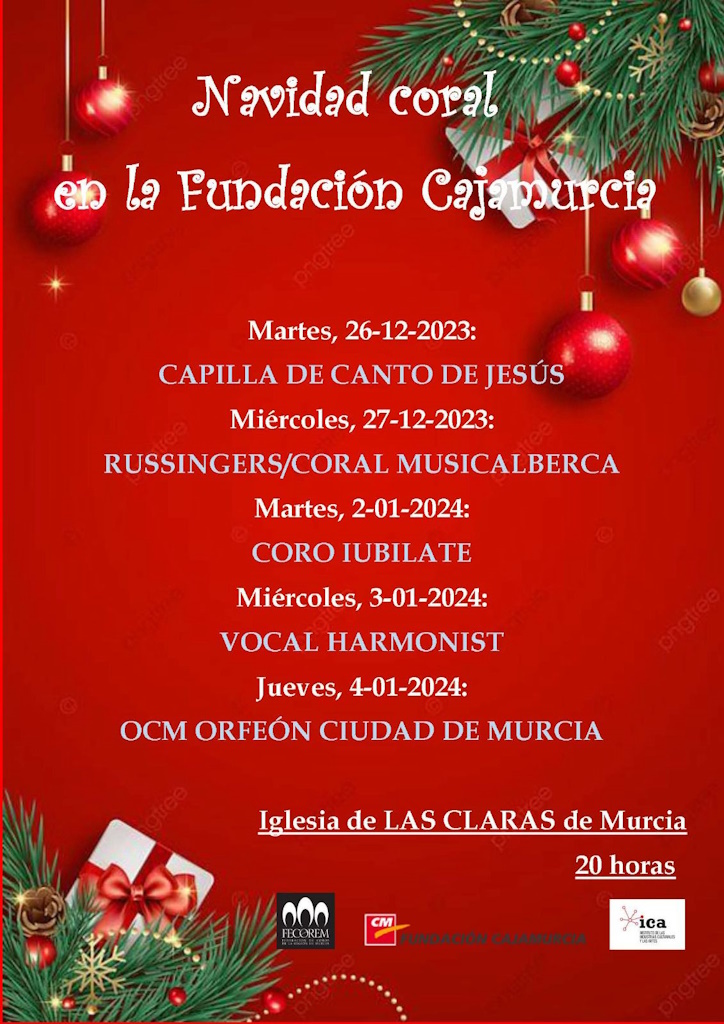 Coro Iubilate en Murcia: Navidad Coral – Fundación CajaMurcia