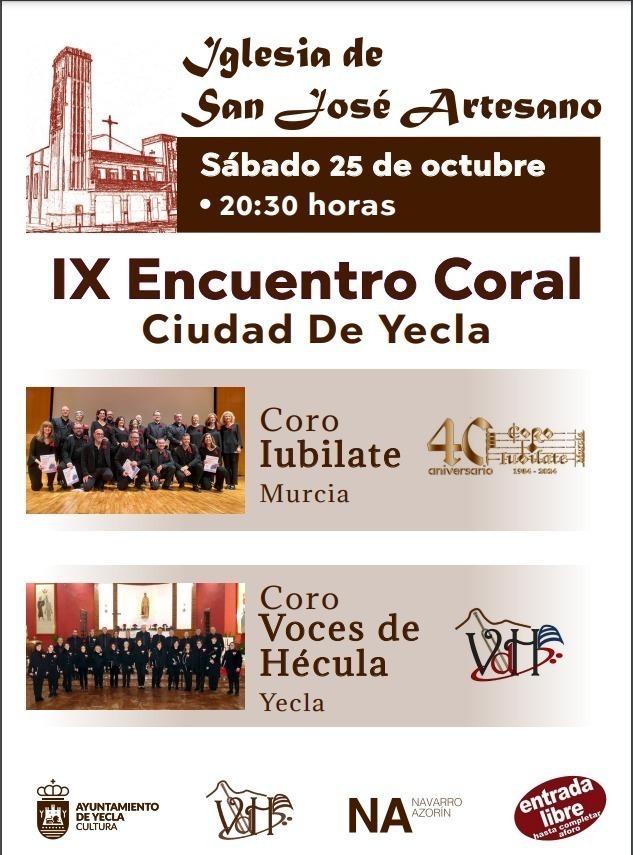 IX Encuentro Coral «Ciudad de Yecla», 2025