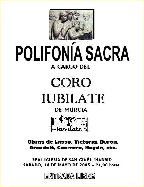 cartel concierto madrid